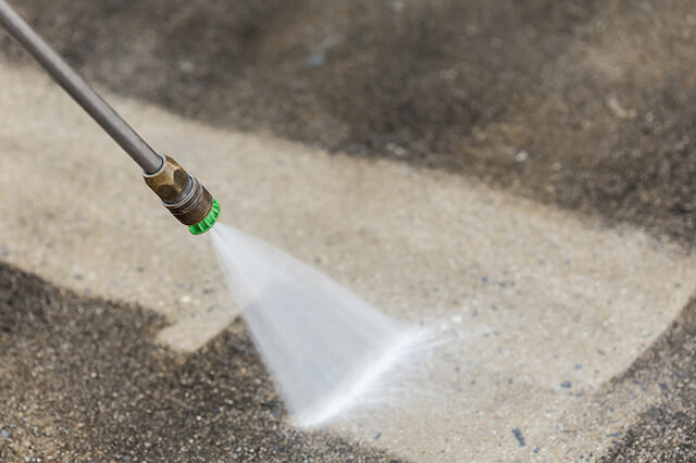 parking lot pressure washing in folsom