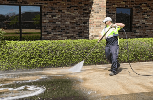 commercial concrete cleaning in folsom